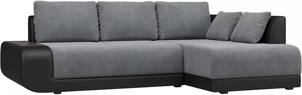 Угловой диван с подлокотниками Нью-Йорк Меланж