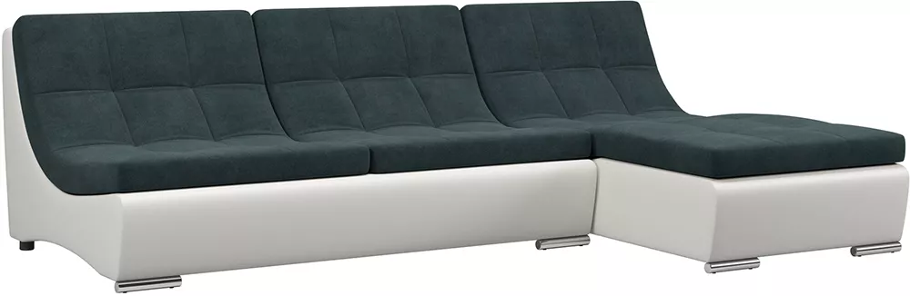 Модульный диван из экокожи Монреаль-1 Индиго