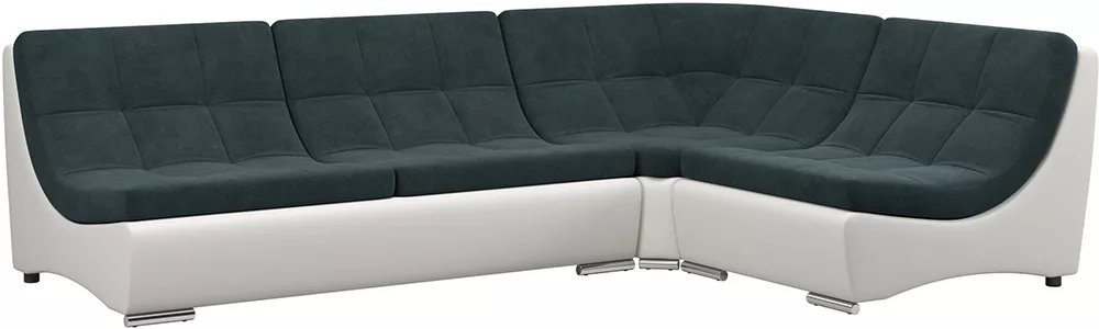 Модульный диван из экокожи Монреаль-4 Индиго