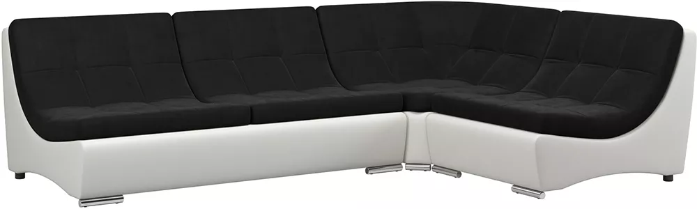 Модульный диван из экокожи Монреаль-4 Нуар
