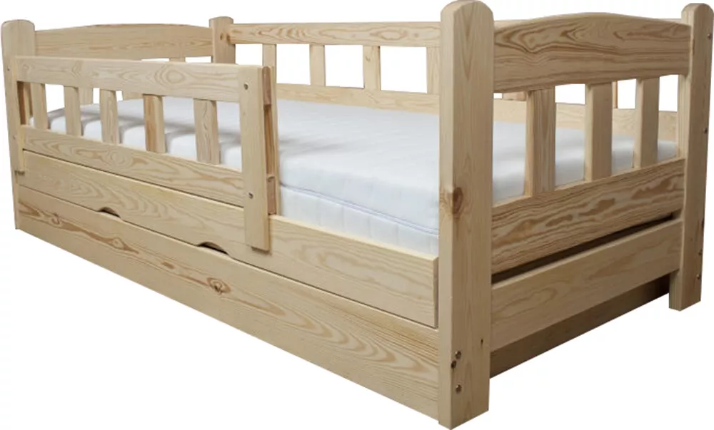 Детская кровать для мальчика Ассоль деревянная