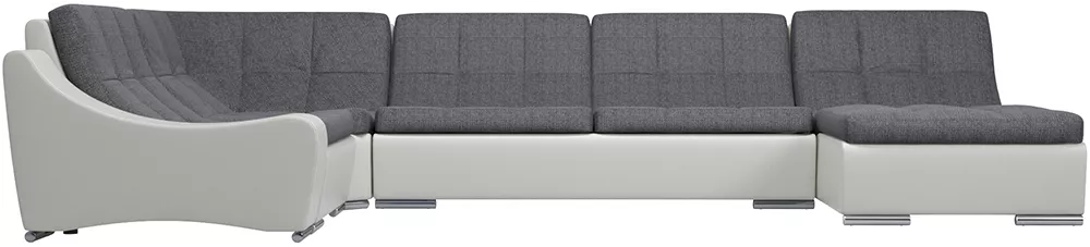Модульный диван из экокожи Монреаль-3 Кантри Графит