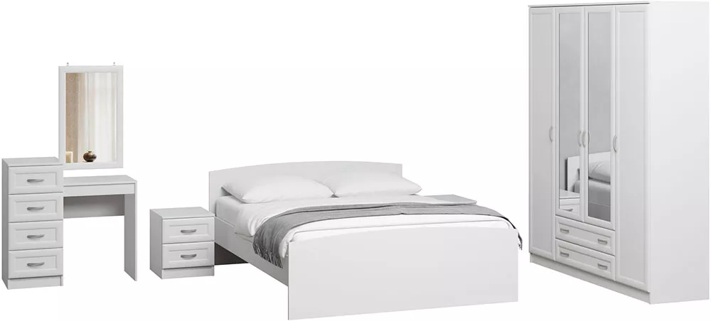 Модульная спальня  Арина-7 Белый
