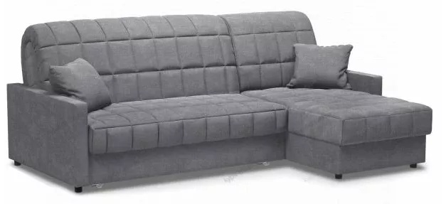 Угловой диван со съемным чехлом Дублин Кантри Грей