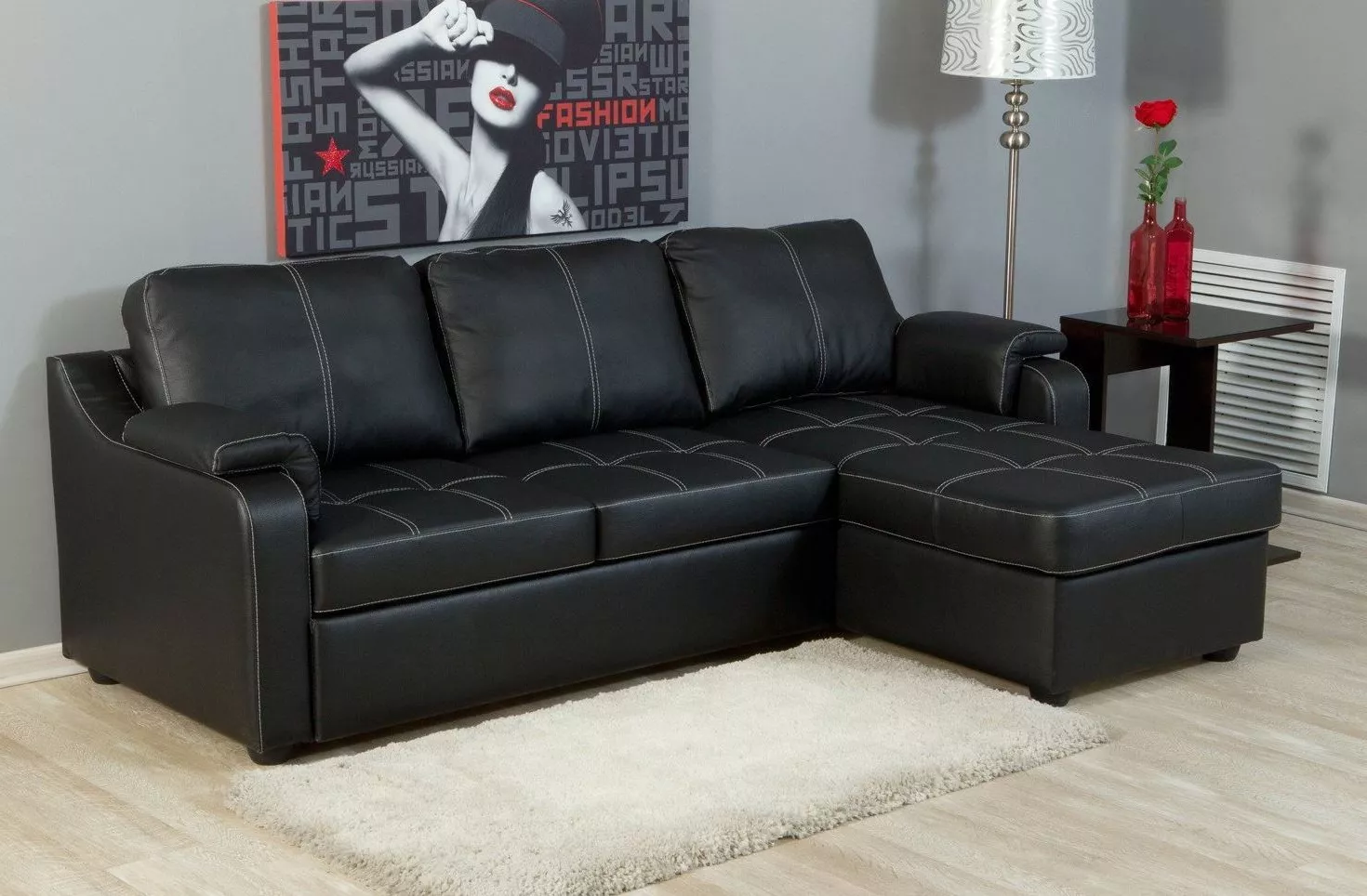 кожаный диван Берета Дизайн 1 кожаный