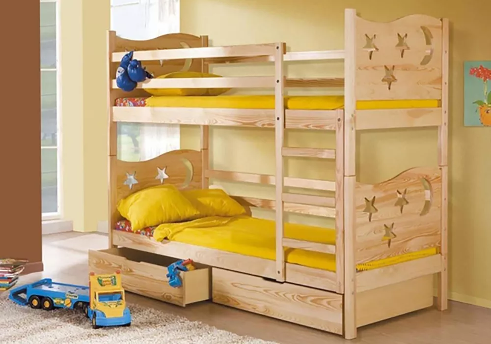 двухтажная кровать для детей Светлячок