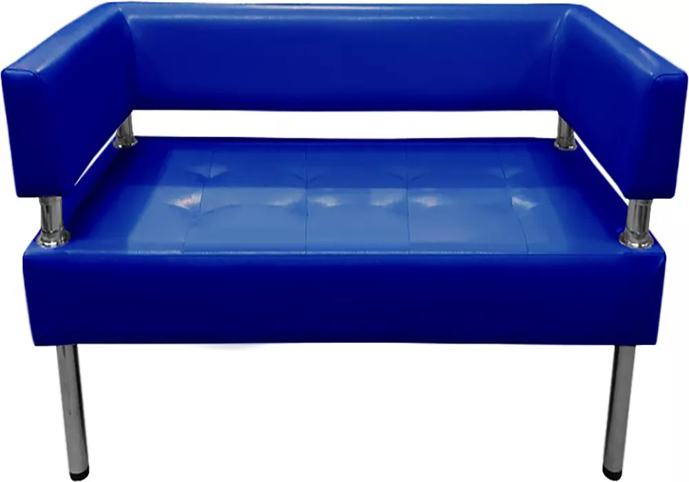 диван для офиса Бизнес 120х80 Синий
