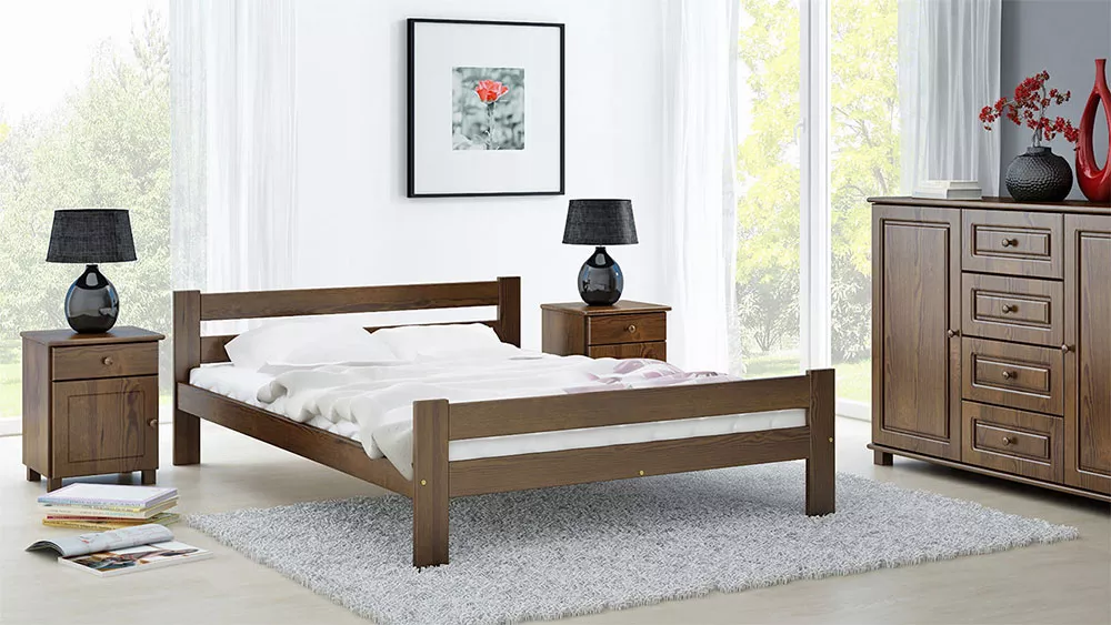 Кровать из массива дерева Родос