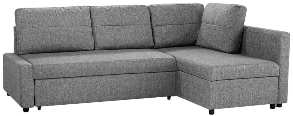 Угловой диван с подлокотниками Поло Серый