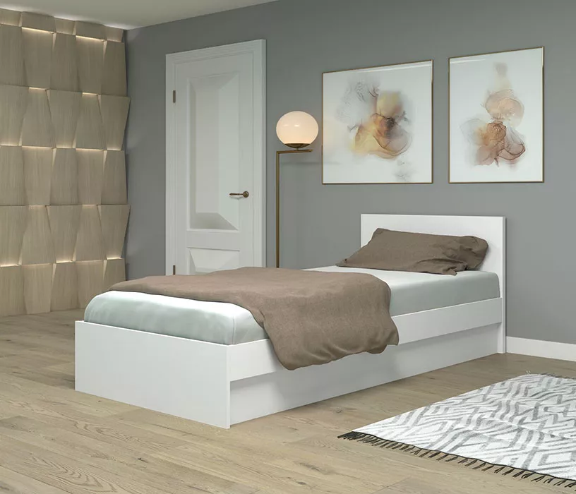 Односпальная кровать Фреш КРФР-1-900 Дизайн-1