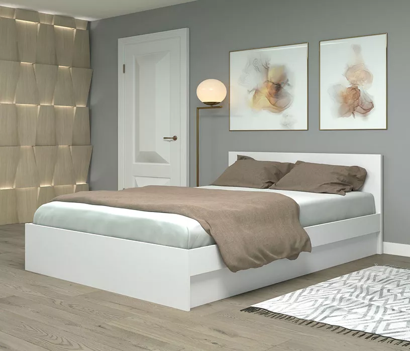 двуспальная кровать Фреш КРФР-3-1400 Дизайн-1