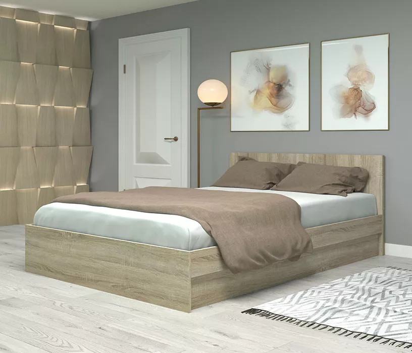 двуспальная кровать Фреш КРФР-3-1400 Дизайн-2