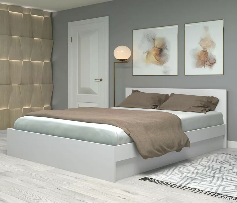 кровать 2 спальная Фреш КРФР-4-1600 Дизайн-1