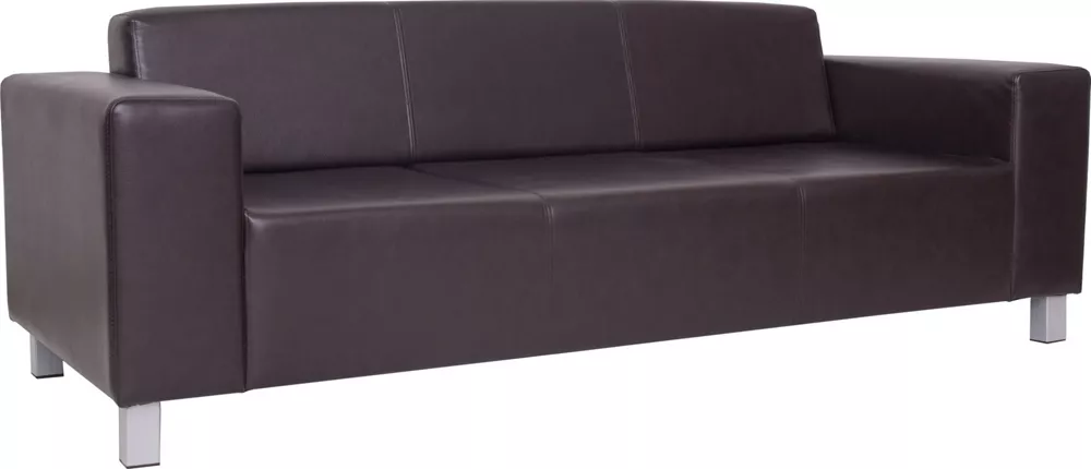 диван в кабинет Алекто-3 трехместный