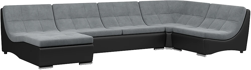 Модульный диван со спальным местом Монреаль-2 Плюш Графит