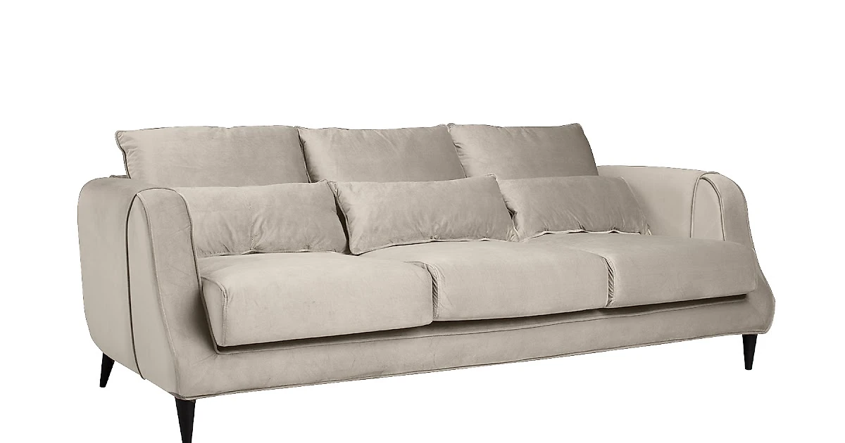Белый прямой диван Dante Plain-D серия