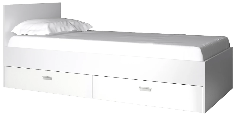 Односпальная кровать Виктория-1-90 Дизайн-1