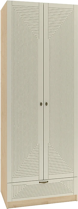 Шкаф распашной белый глянец Фараон Д-2 Дизайн-1