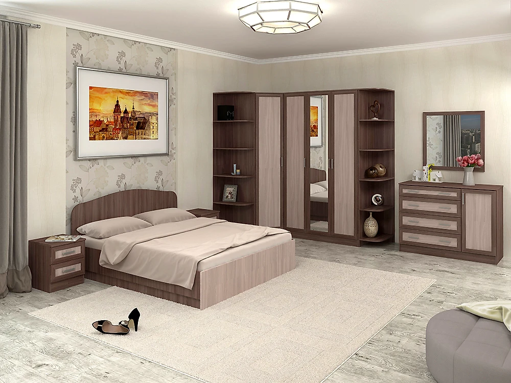 Модульная спальня Тавла-16 М Дизайн-2