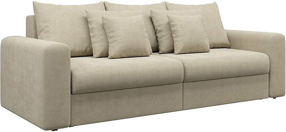 Прямой диван из велюра  Манхеттен Плюш Крем арт. 578259