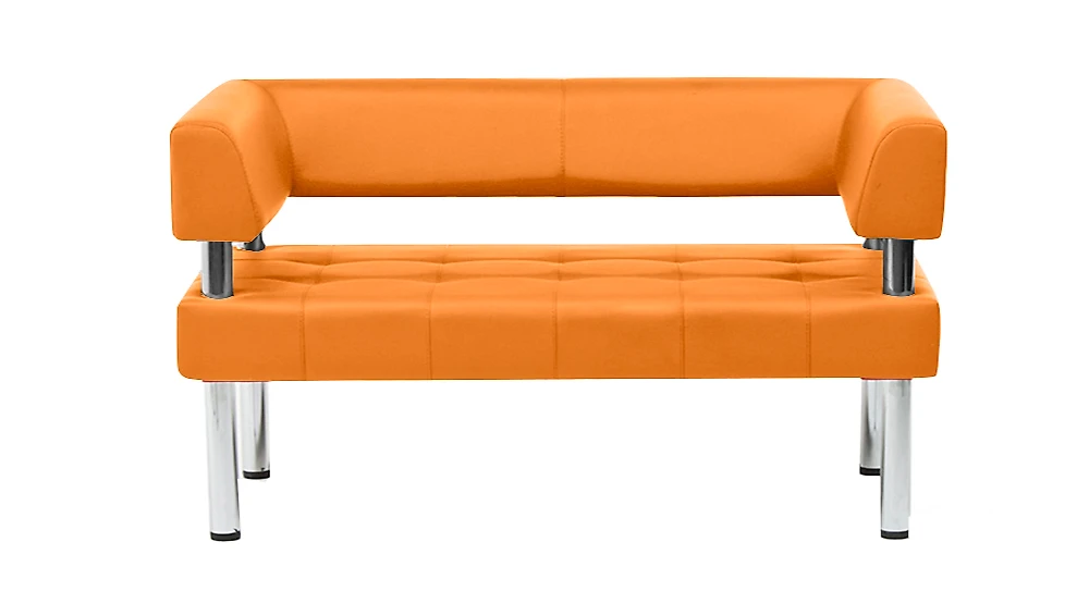 скандинавский диван Бизнес 122х78 Оранжевый