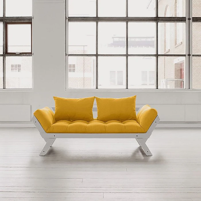 Белый прямой диван Делис-2 Дизайн-1