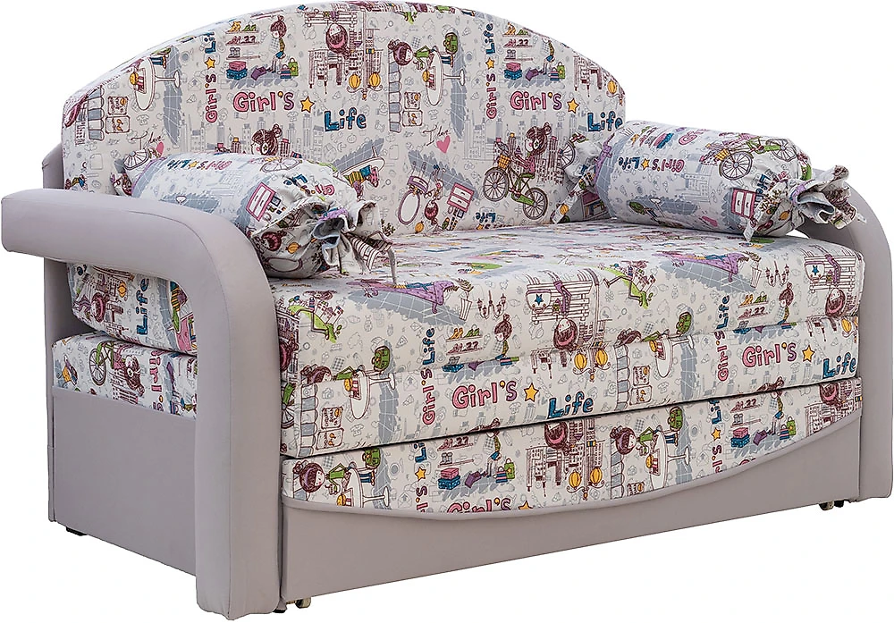 Узкий диван-кровать  Малыш Лайт Грей