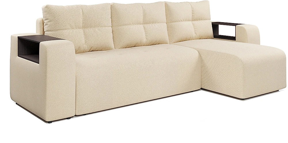 Угловой диван с правым углом Дуглас Беж