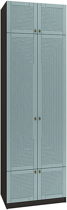 Шкаф распашной белый глянец Фараон Д-15 Дизайн-3