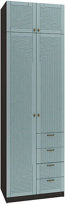 Шкаф распашной белый глянец Фараон Д-11 Дизайн-3