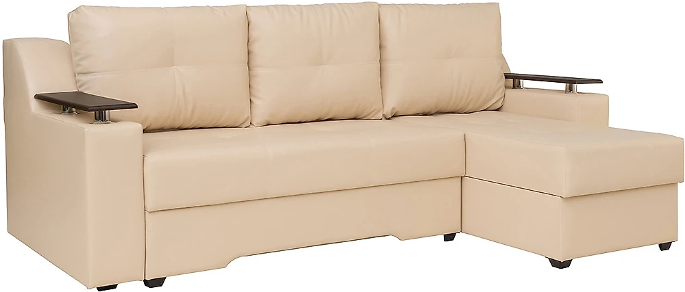Угловой диван-кровать Сенатор Беж