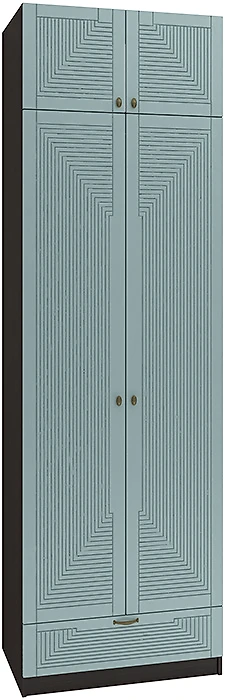 Шкаф распашной белый глянец Фараон Д-6 Дизайн-3