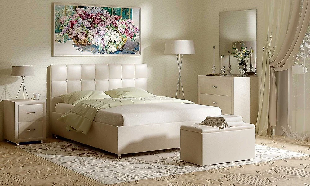 кровать в стиле минимализм Tivoli-3 - Афина