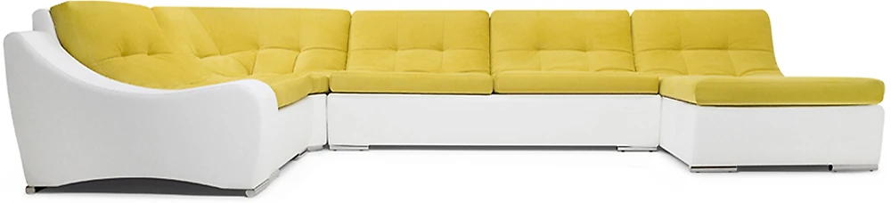 Угловой диван-кровать Монреаль-3 Плюш Yellow