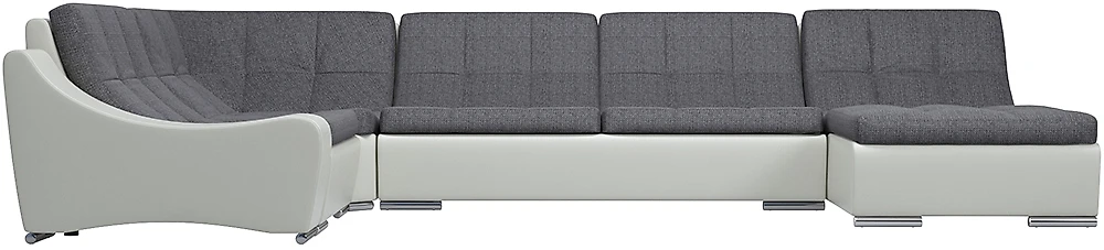Угловой диван без подлокотников Монреаль-3 Кантри Графит