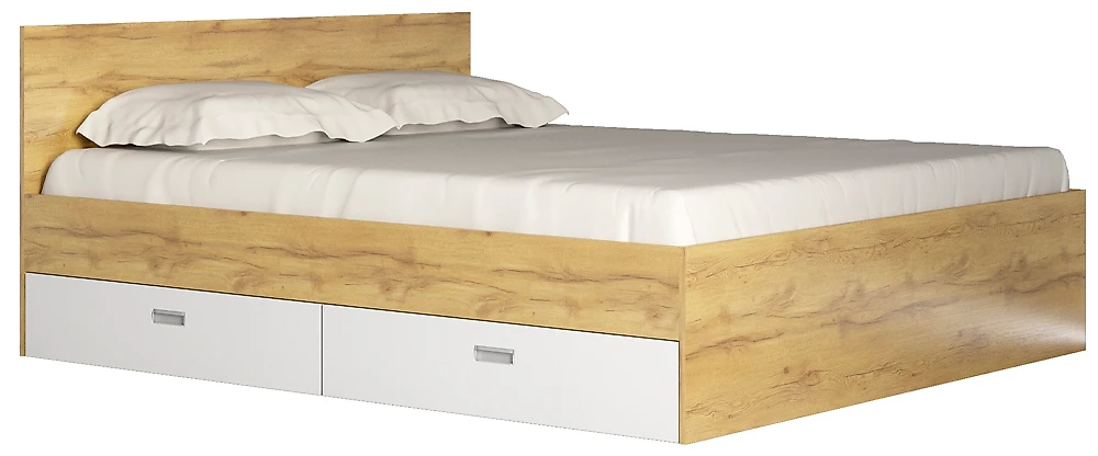Кровать со спинкой Виктория-1-160 Дизайн-1