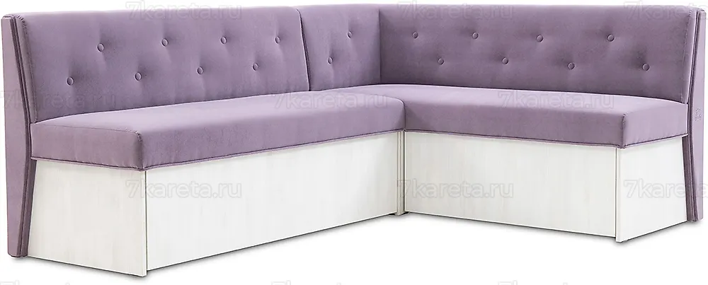 раскладной диван на кухню Верона угловой Фиолетовый