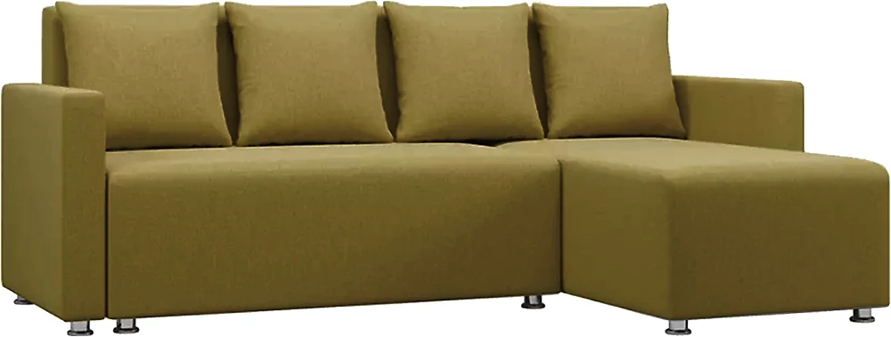 Узкий угловой диван Каир с подлокотниками Дизайн 3