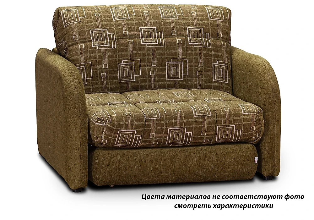 Кресло-кровать с ящиками для белья Гламур 90 (л474)