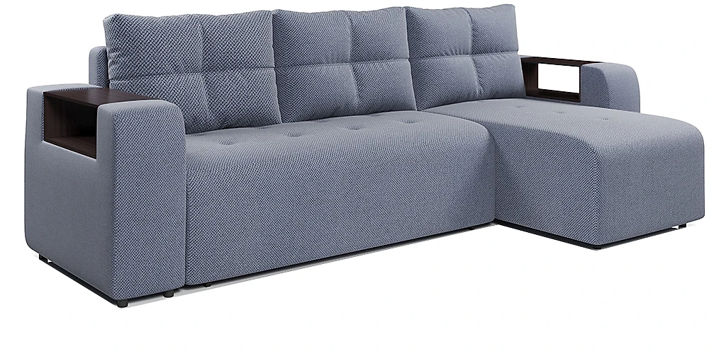 Угловой диван с правым углом Дуглас Блю