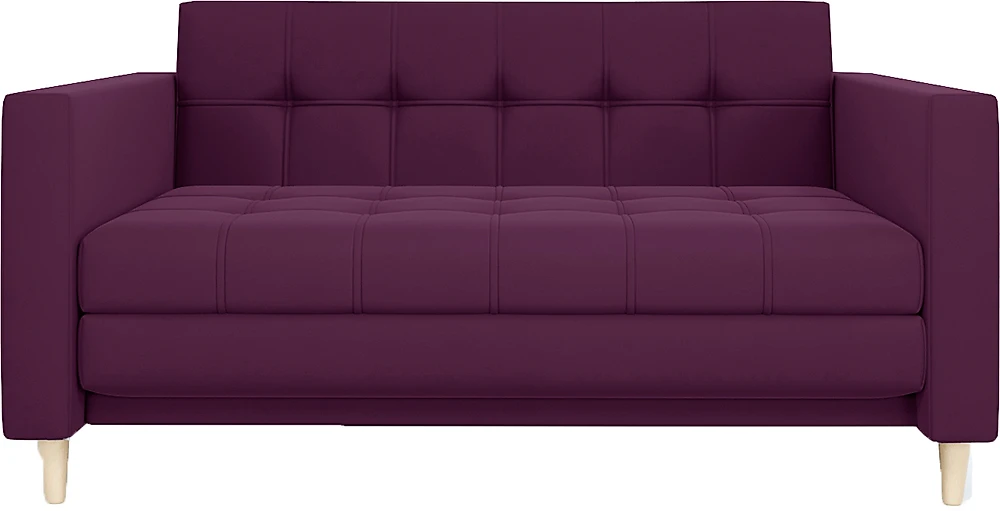 Фиолетовый диван Квадро Плюш Дизайн-3