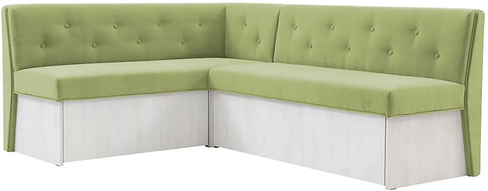 раскладной диван на кухню Верона угловой Зеленый
