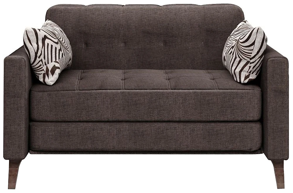 Прямой диван из рогожки Этро-2 Люкс Браун