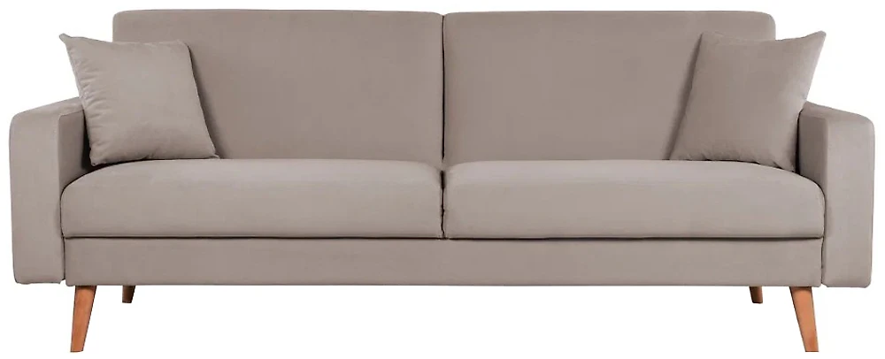 Прямой диван из велюра  Верден трехместный Дизайн 2