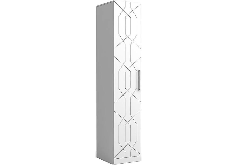 Шкаф распашной белый глянец Дольче-1 Дизайн-1