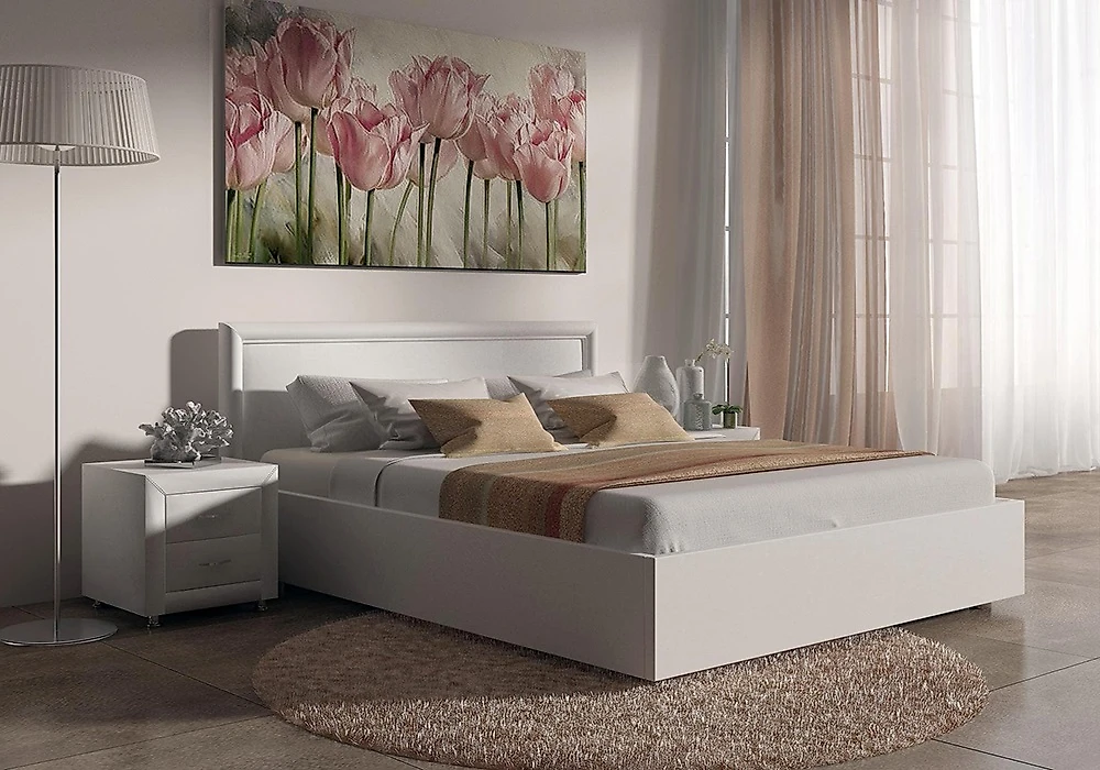 кровать в стиле минимализм Bergamo-3 - Сонум  (Bergamo-3)