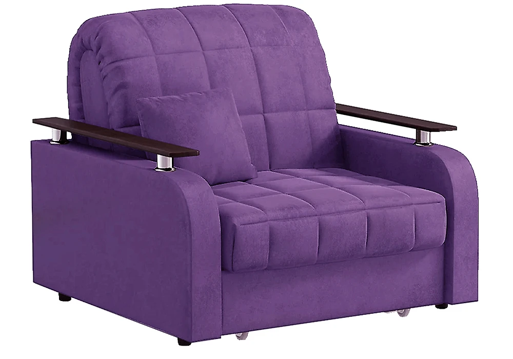 Фиолетовое кресло Карина Плюш Фиолет