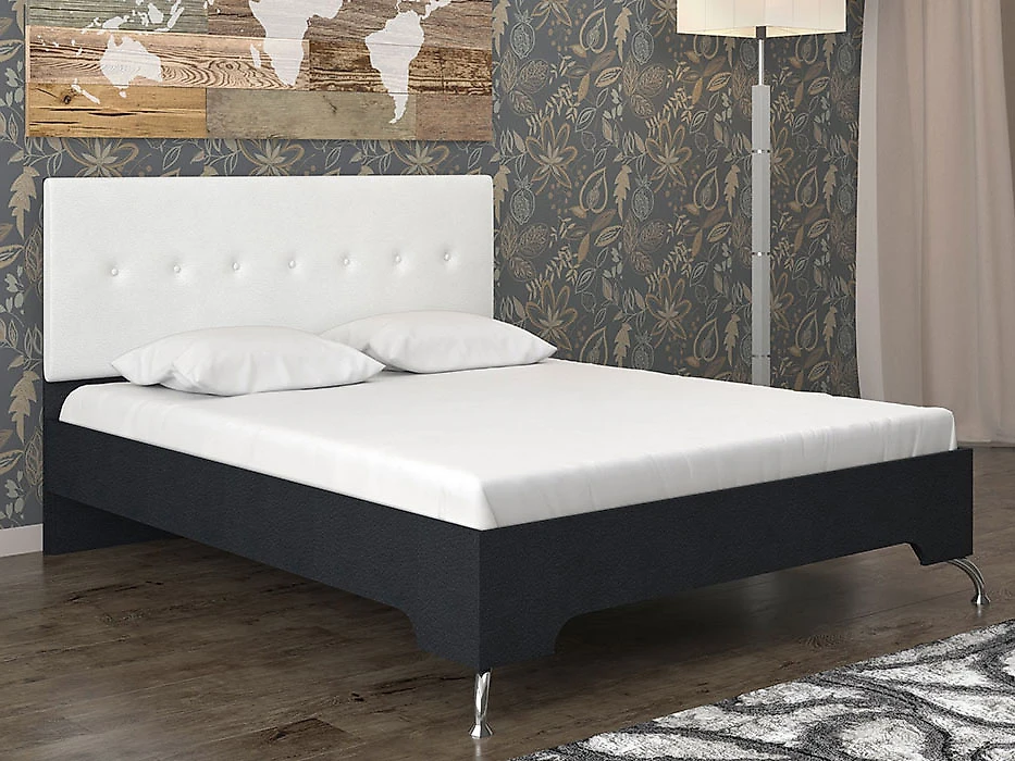 Двуспальная кровать с подъемным механизмом Луиза-4 П Дизайн-2