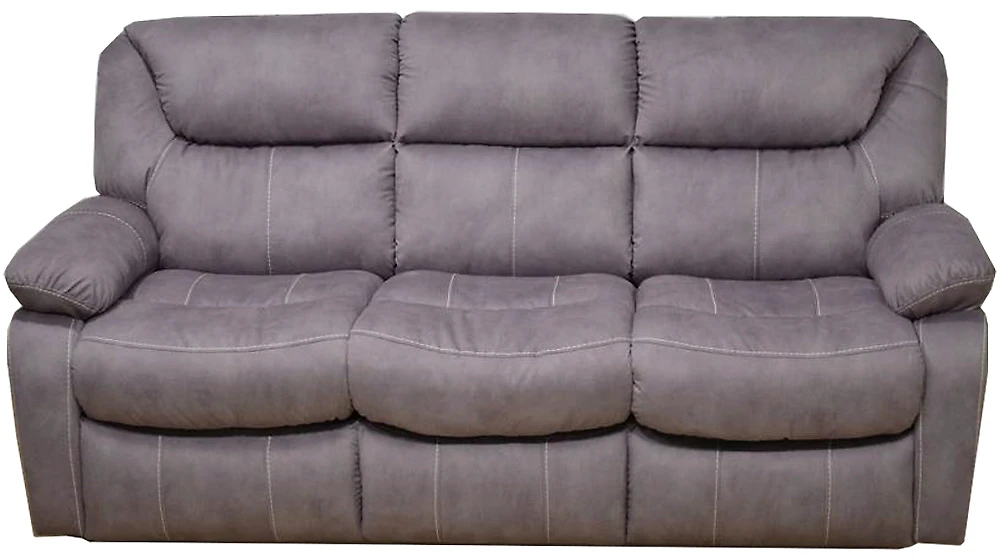 диван из натуральной кожи Кливия 3-х местный кожаный