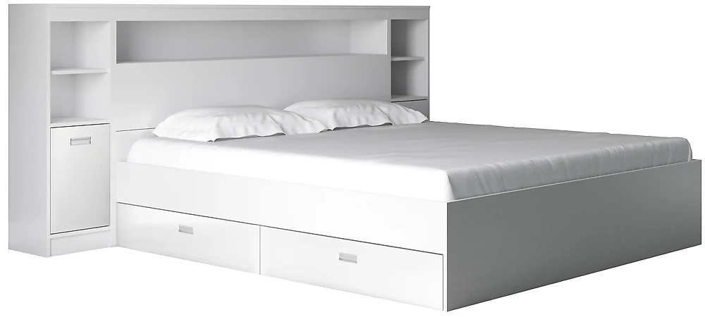 большая двуспальная кровать Виктория-4-180 Дизайн-2